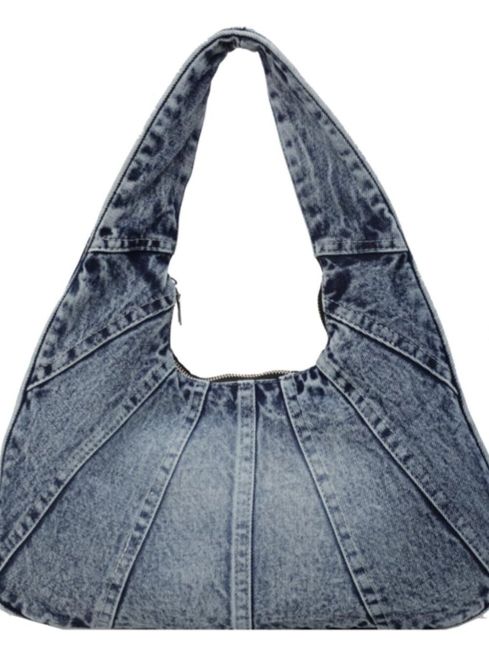 Denim Purse Trendy Jean Purses for Women Denim Hobo Tote Bags Y2K Shoulder Bag